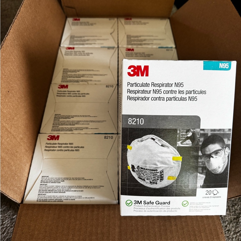 3M N95 Particulate Respirator Masks